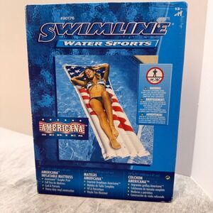 Swimline Americana Patriotic Inflatable Pool Float Water 90176 USA Flag July 4